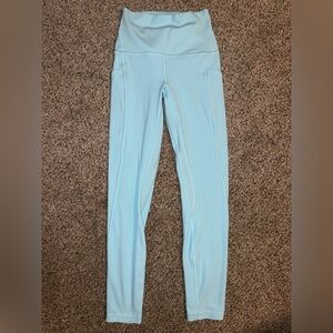 lululemon Align High-Rise Pant w/Pockets Icing Blue size 2